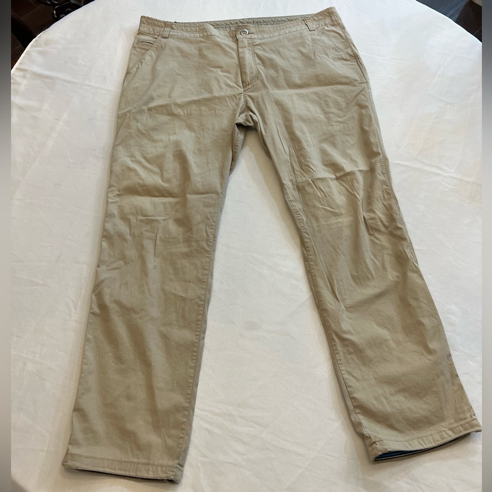 KUHL Men’s Straight Leg Pants, Side Leg Pockets, Size 42 x 32